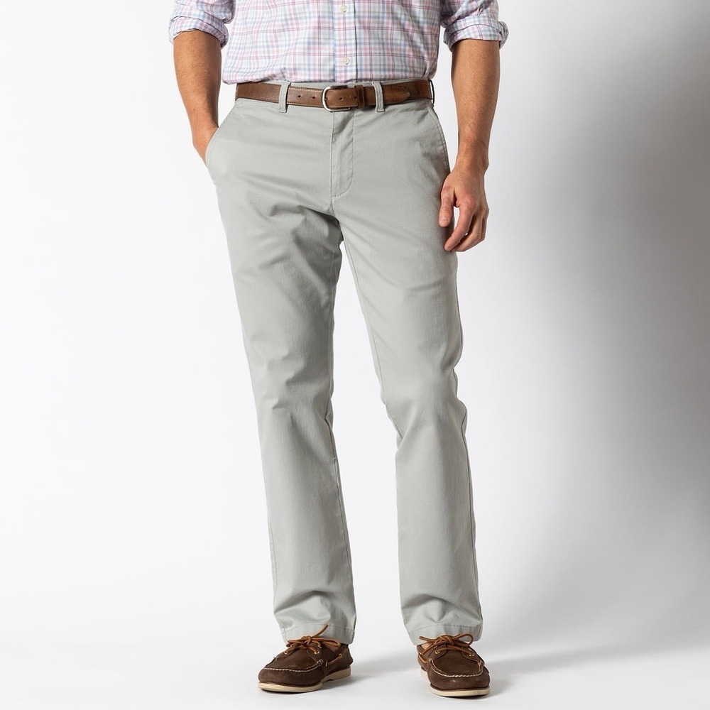Duck Head Mens 35W 34L Beige Gold School Classic Cotton Men's Chino Pants EUC